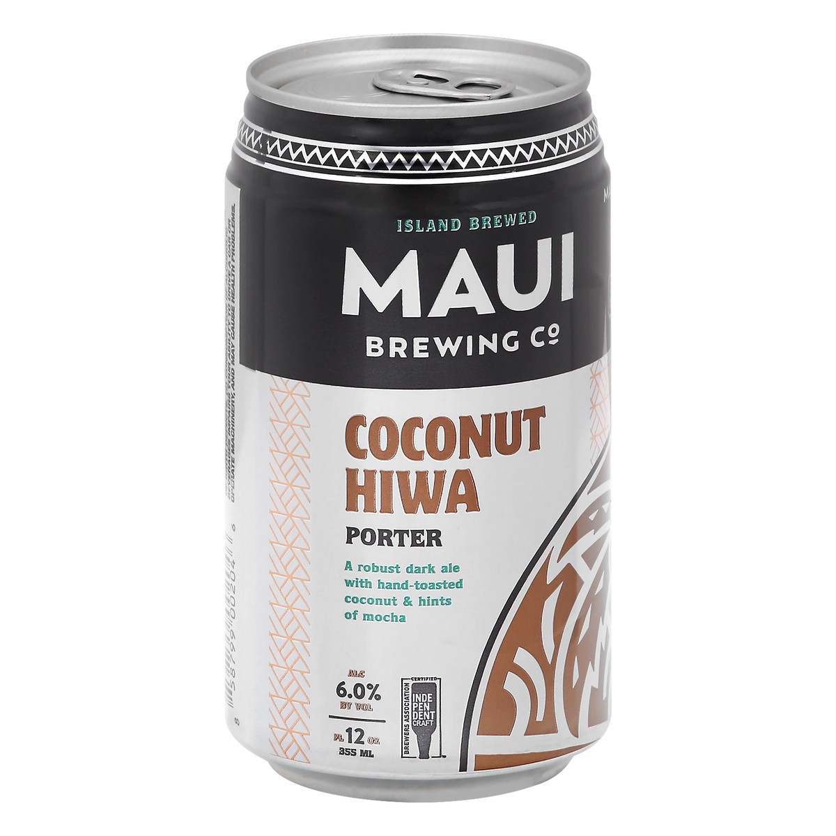 slide 2 of 9, Maui Brewing Co Porter Coconut Hiwa Beer 12 oz, 12 oz