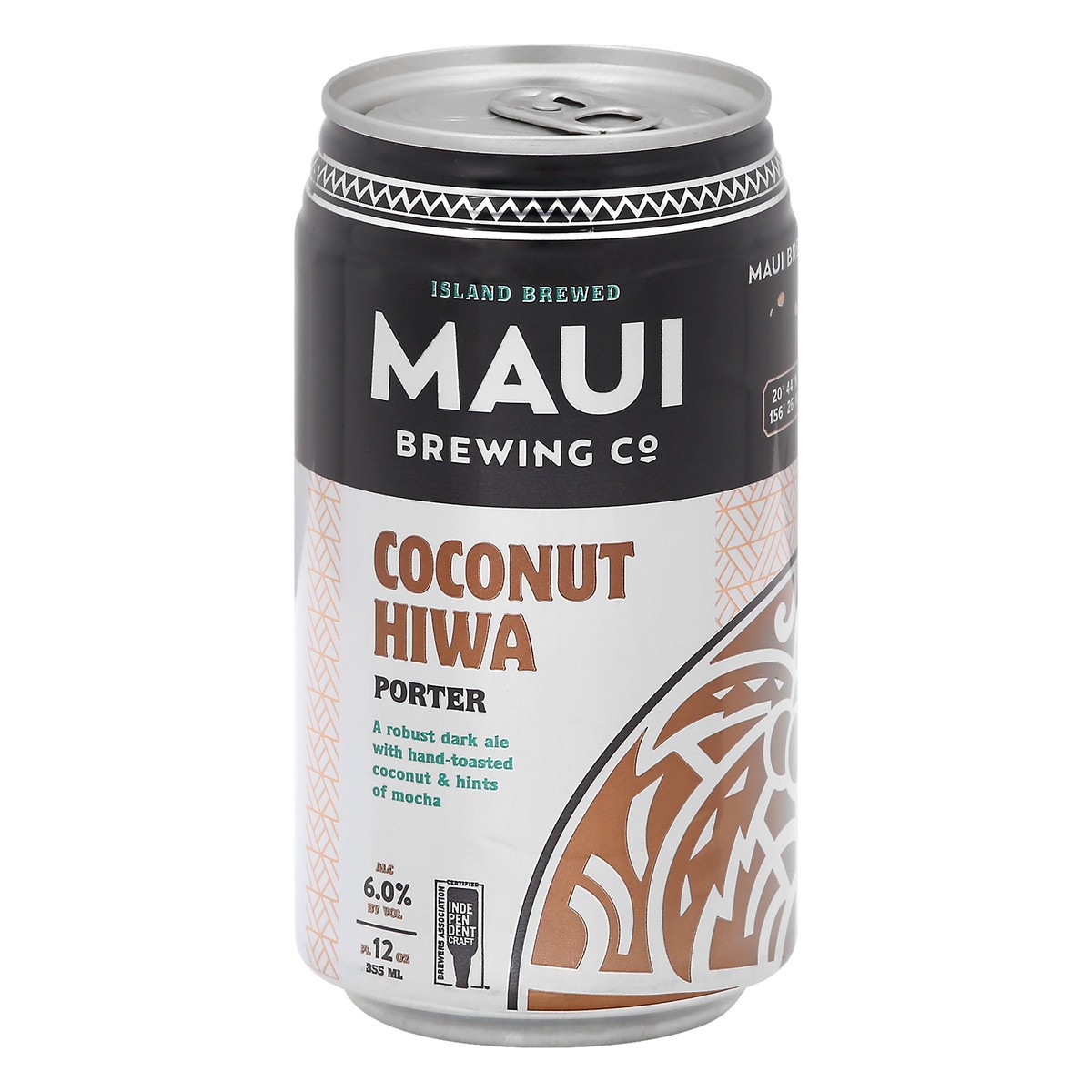 slide 1 of 9, Maui Brewing Co Porter Coconut Hiwa Beer 12 oz, 12 oz