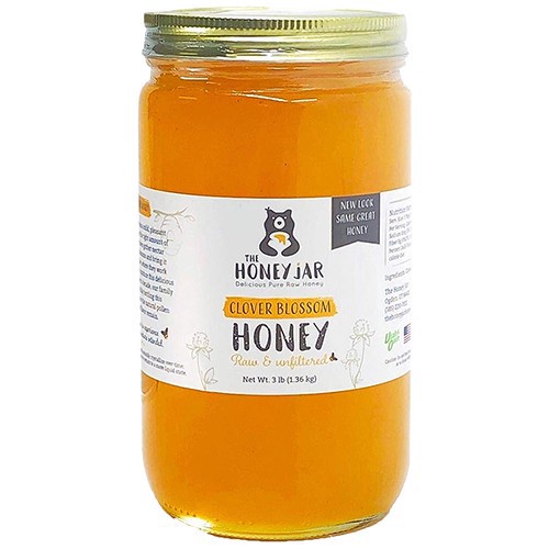 slide 1 of 1, Walker Honeycomb W/Clover Honey In Mason Jar - 10 oz, 10 oz