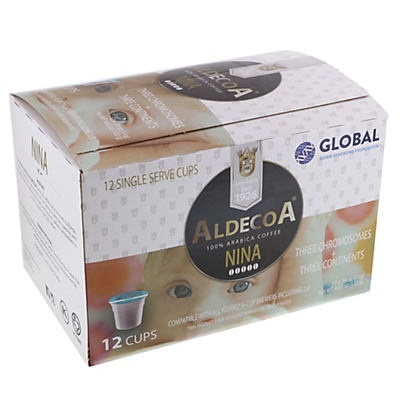 slide 1 of 1, Aldecoa Nina Single Serve Coffee K Cups, 12 ct