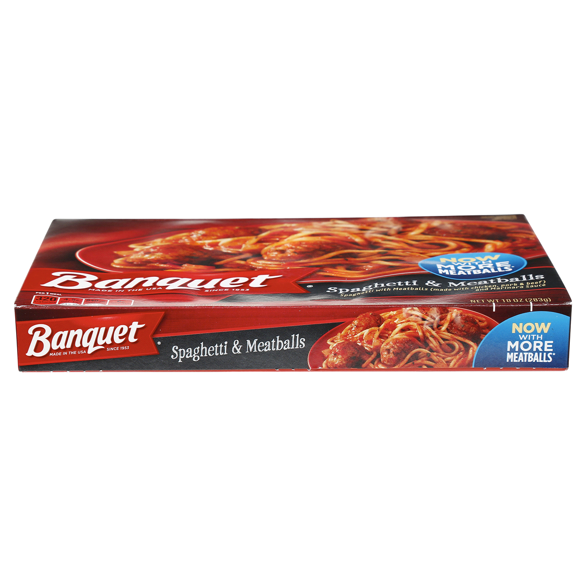 slide 7 of 7, Banquet Spaghetti & Meatballs, 10 oz