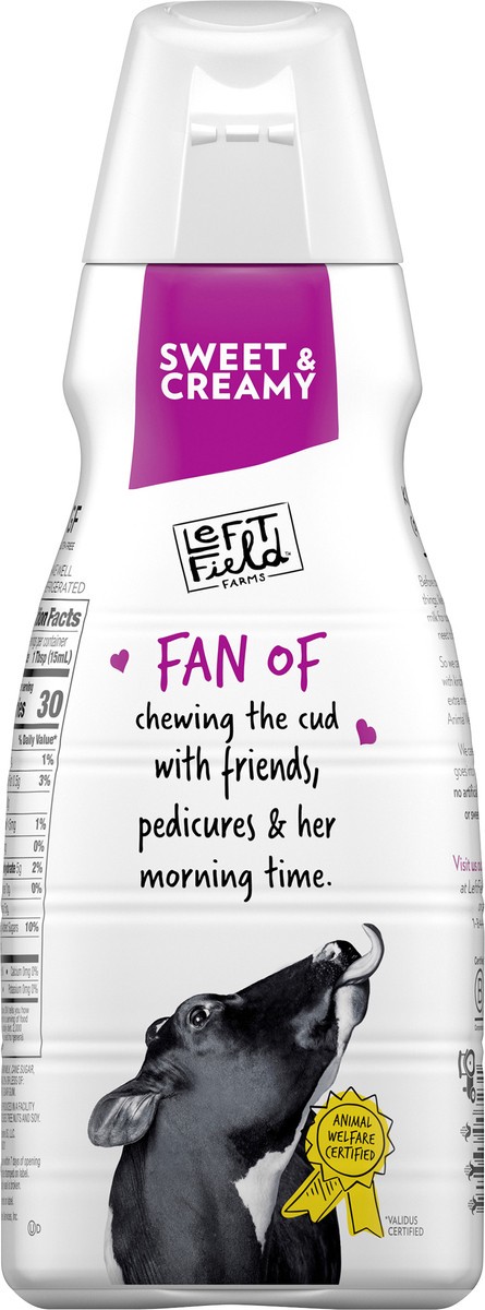 slide 5 of 10, Left Field Farms Sweet & Creamy Coffee Creamer, 32 fl oz