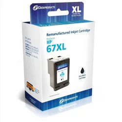 Dataproducts Remanufactured Black XL High Yield Ink – Compatible with HP67XL (3YM56AN) - Dataproducts