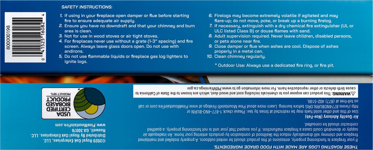 slide 2 of 7, Pine Mountain Roasting logs 6 ea, 6 ct