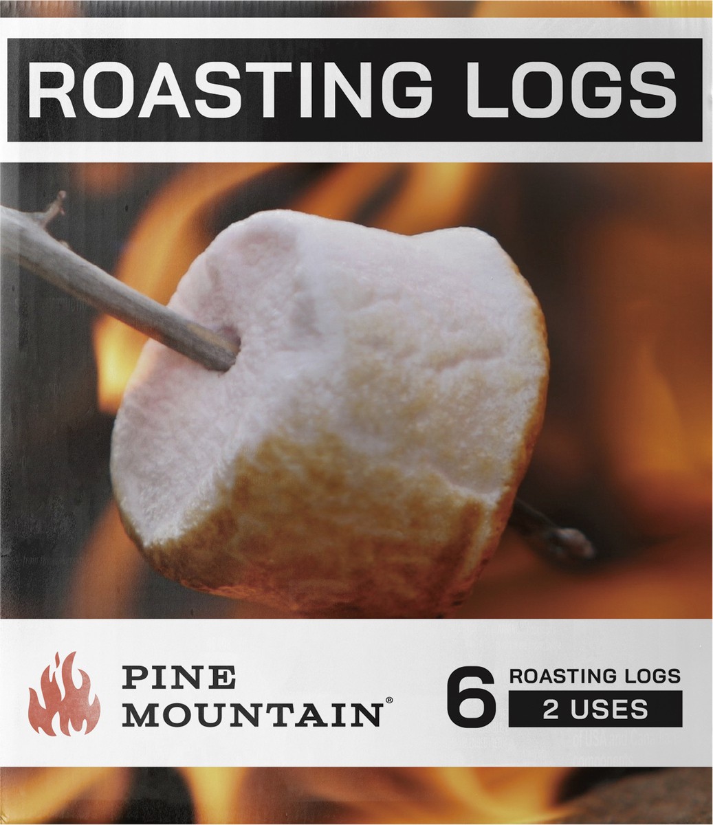 slide 6 of 7, Pine Mountain Roasting logs 6 ea, 6 ct