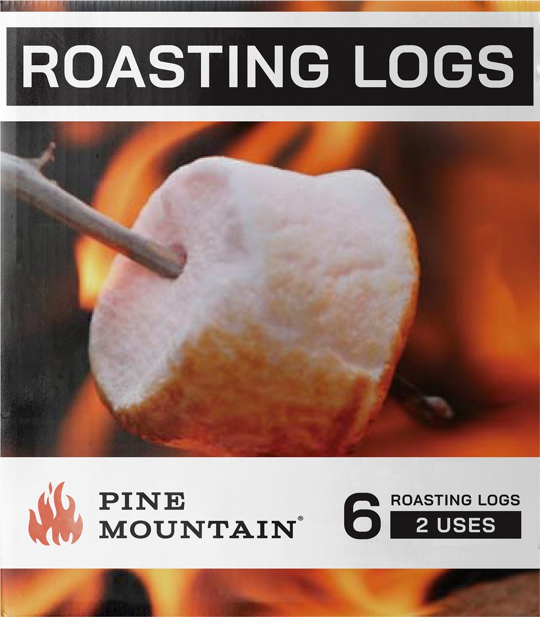slide 4 of 7, Pine Mountain Roasting logs 6 ea, 6 ct