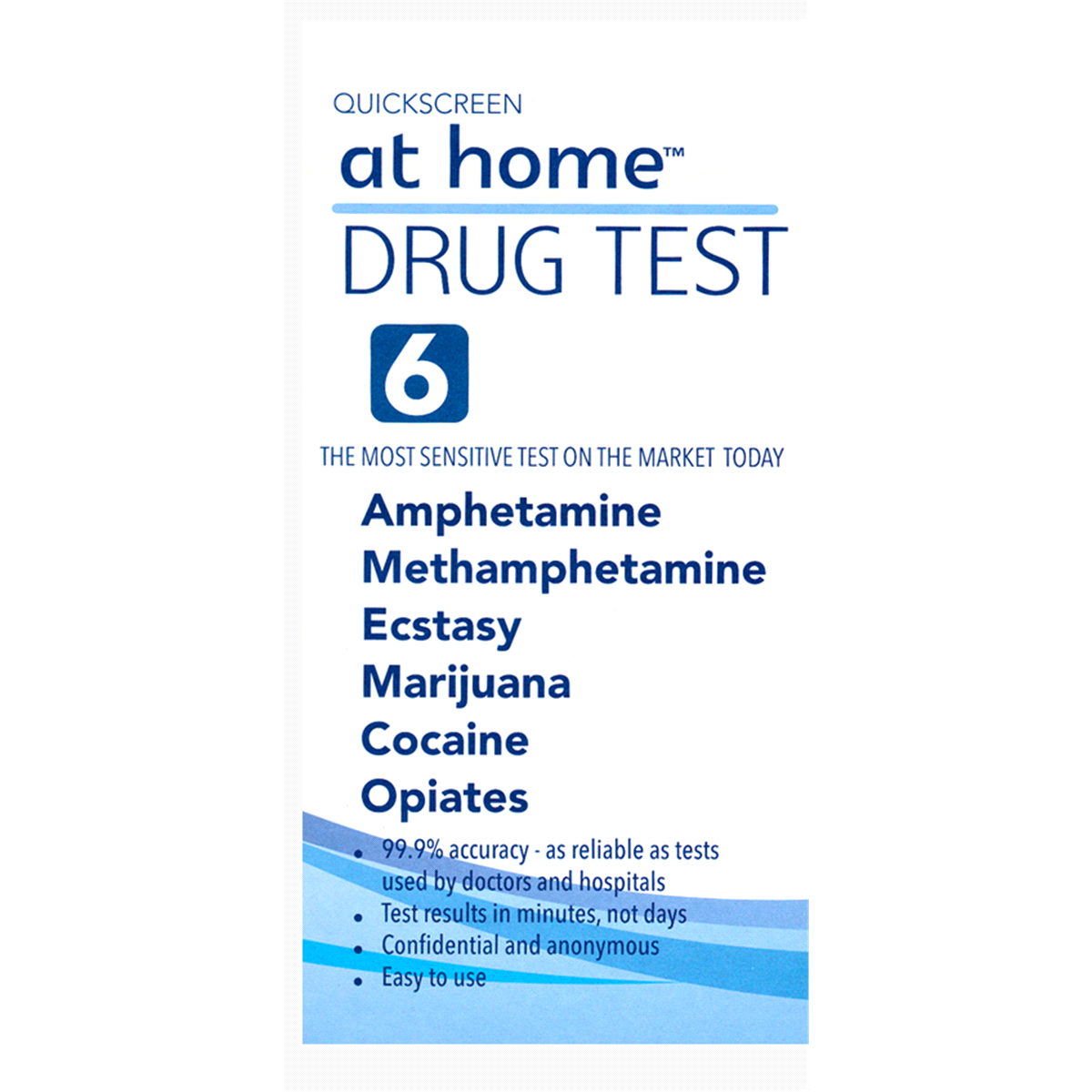 slide 1 of 1, QuickScreen At Home Drug Test (6 Drug Panel), 1 ct