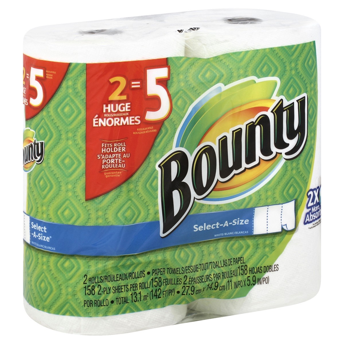 slide 2 of 5, Bounty Paper Towels 2 ea, 2 ct