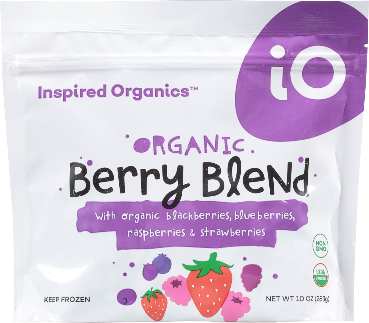 slide 6 of 9, Inspired Organics Organic Berry Blend 10 oz, 10 oz