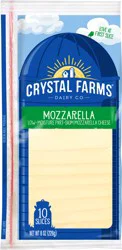 Crystal Farms Cheese, Part-Skim, Mozzarella, Low-Moisture