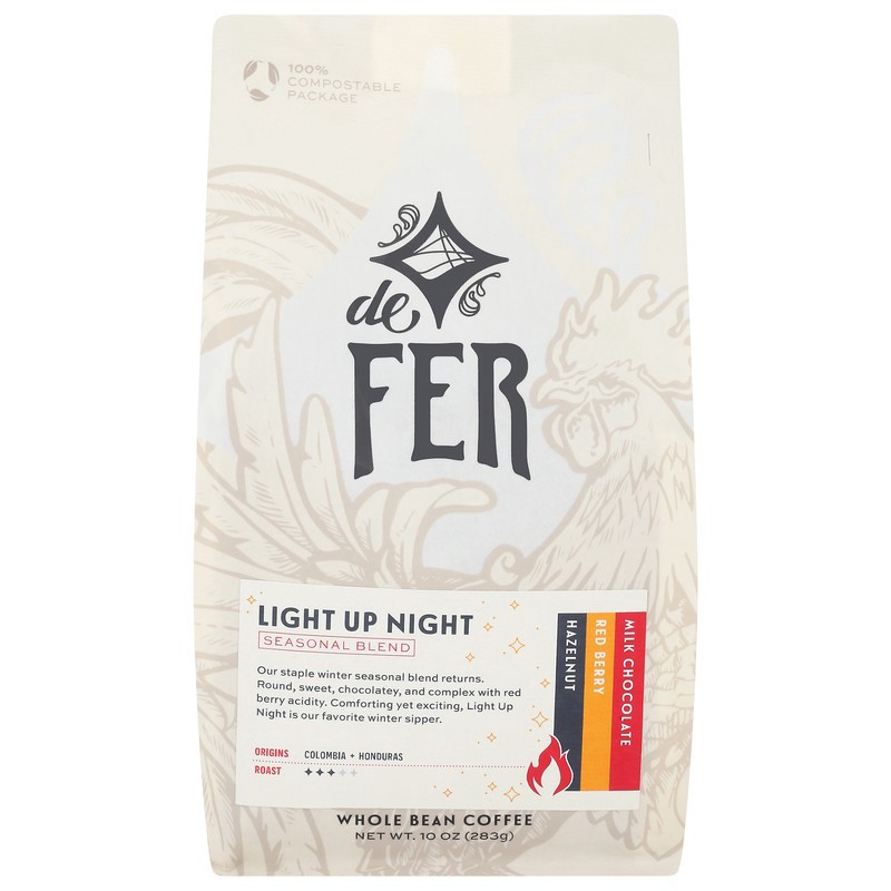 slide 1 of 4, De Fer Seasonal Coffee - 10 oz, 10 oz