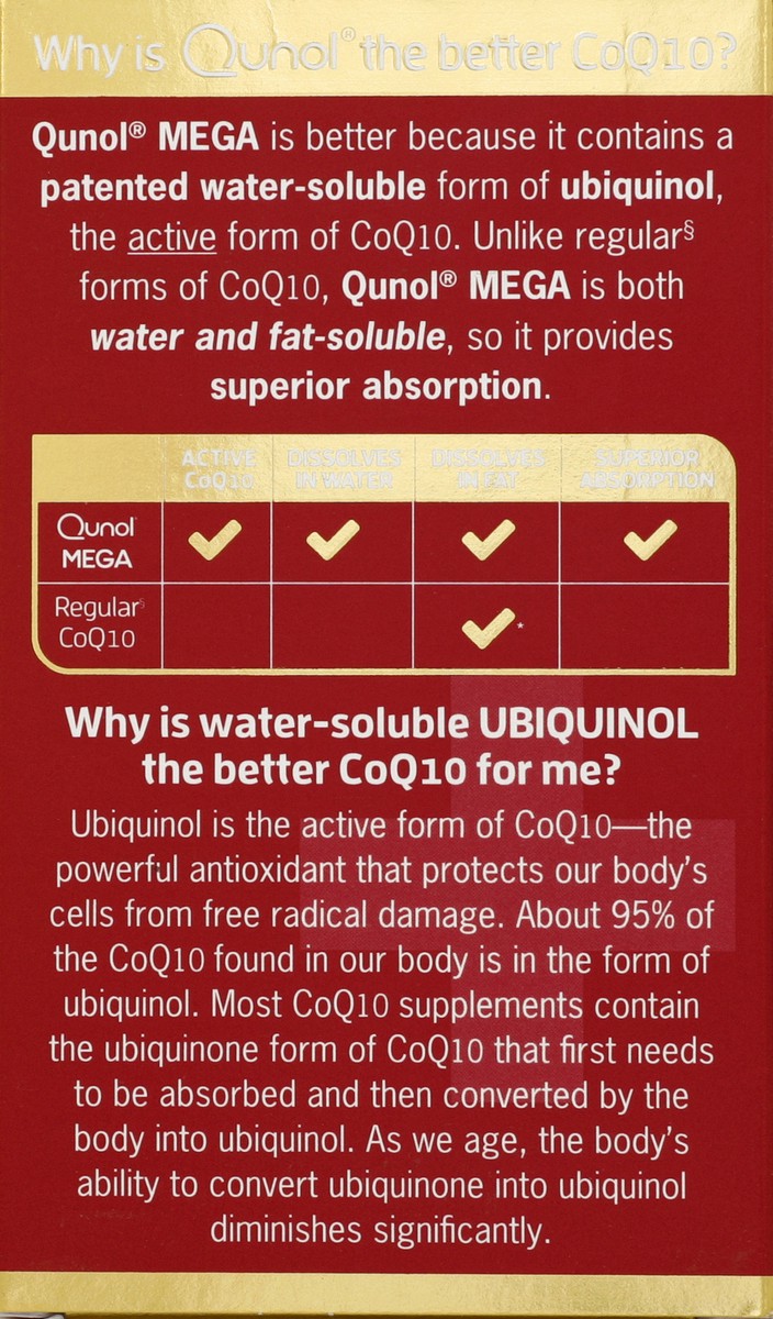 slide 6 of 7, Qunol Mega Coq10 Ubiqunol, 60 ct