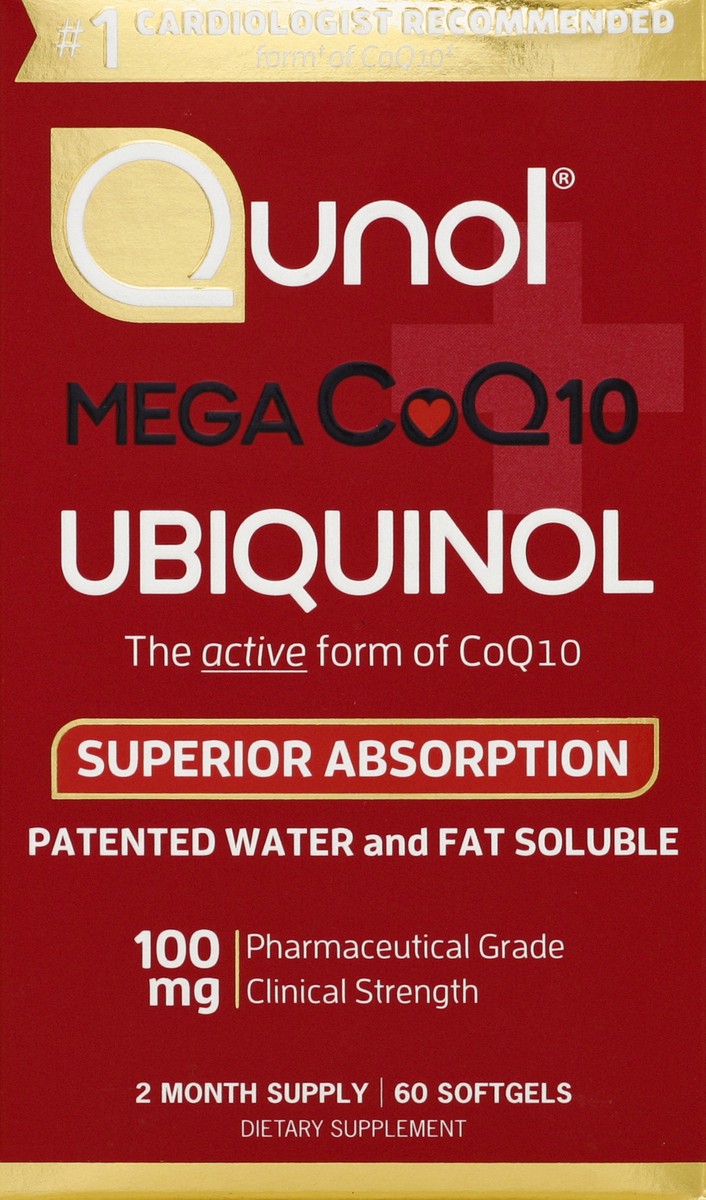 slide 2 of 7, Qunol Mega Coq10 Ubiqunol, 60 ct