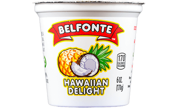 slide 1 of 1, Belfonte Lowfat Hawaiian Delight Yogurt, 6 oz