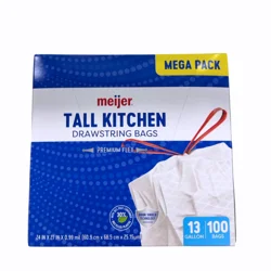 Meijer MJR KITCH MEGAFLX UNSC-ODR BLK 13G 100CT