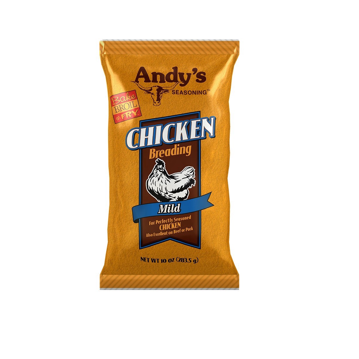 slide 1 of 5, Andy's Seasonings Mild Chicken Breading, 10 oz