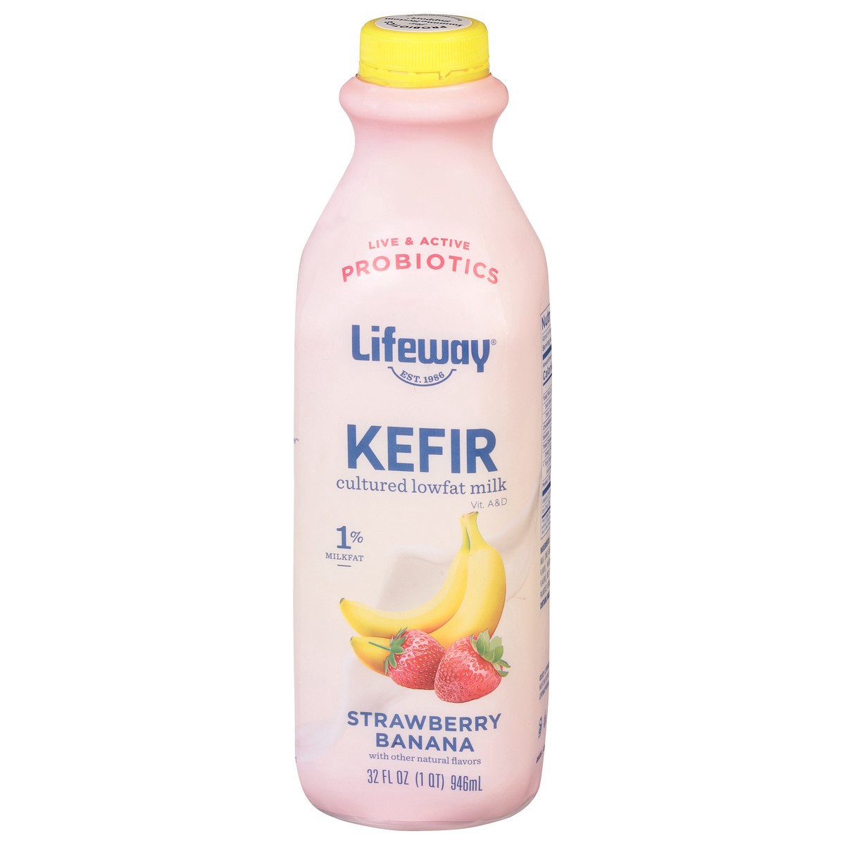 slide 18 of 18, Lifeway Strawberry Banana Kefir 32 fl oz, 32 fl oz