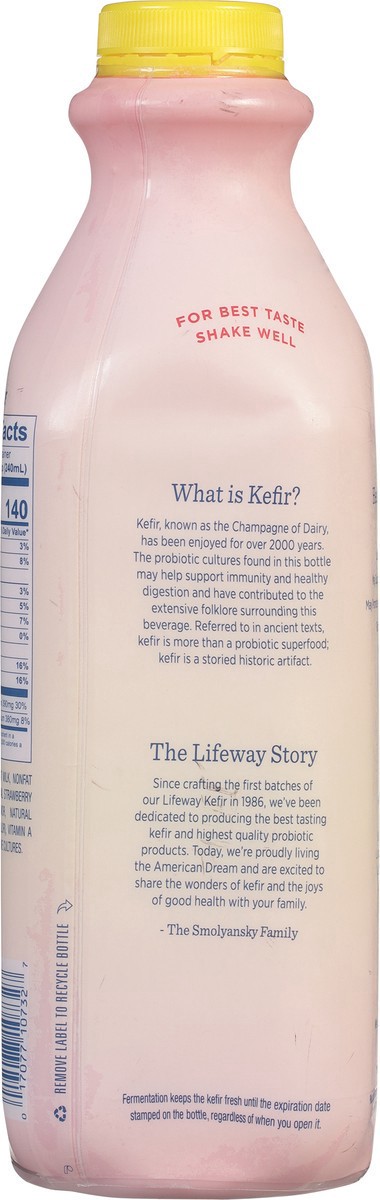 slide 6 of 18, Lifeway Strawberry Banana Kefir 32 fl oz, 32 fl oz