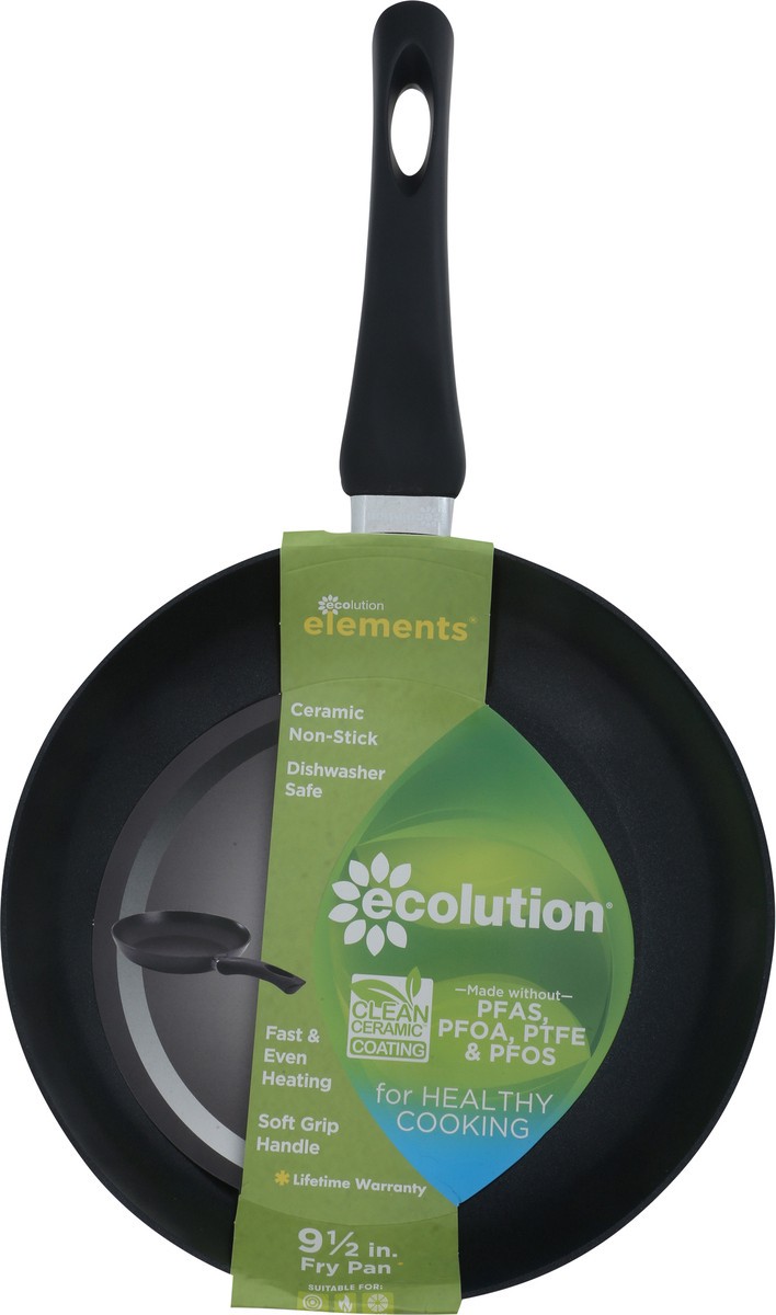 slide 5 of 11, Ecolution Elements Gray Ceramic Non-Stick Fry Pan 1 ea, 9.5 in