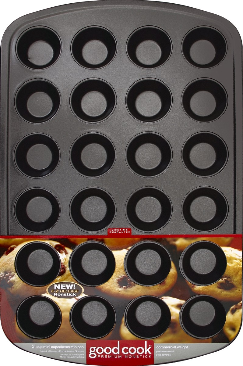 slide 2 of 4, Good Cook Non Stick Mini Muffin Pan, 1 ct