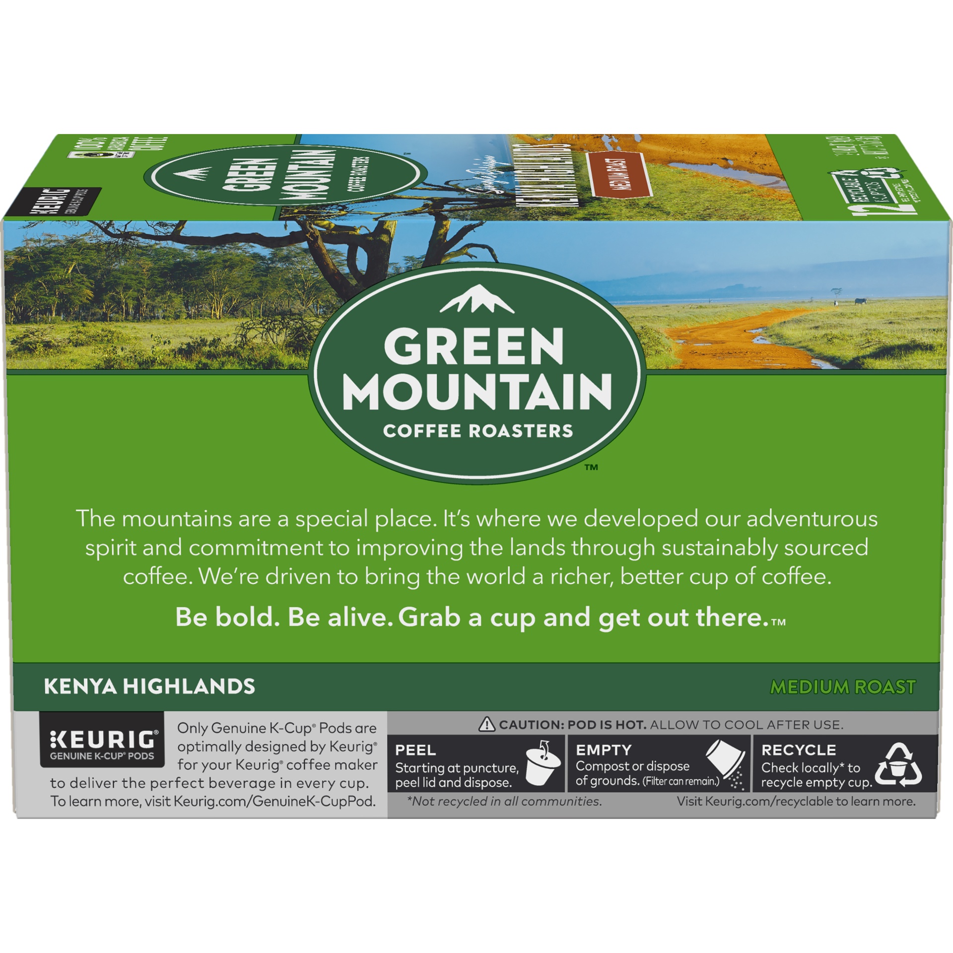 slide 4 of 4, Green Mountain Kenya Highlands K-Cup Pods, 10 ct