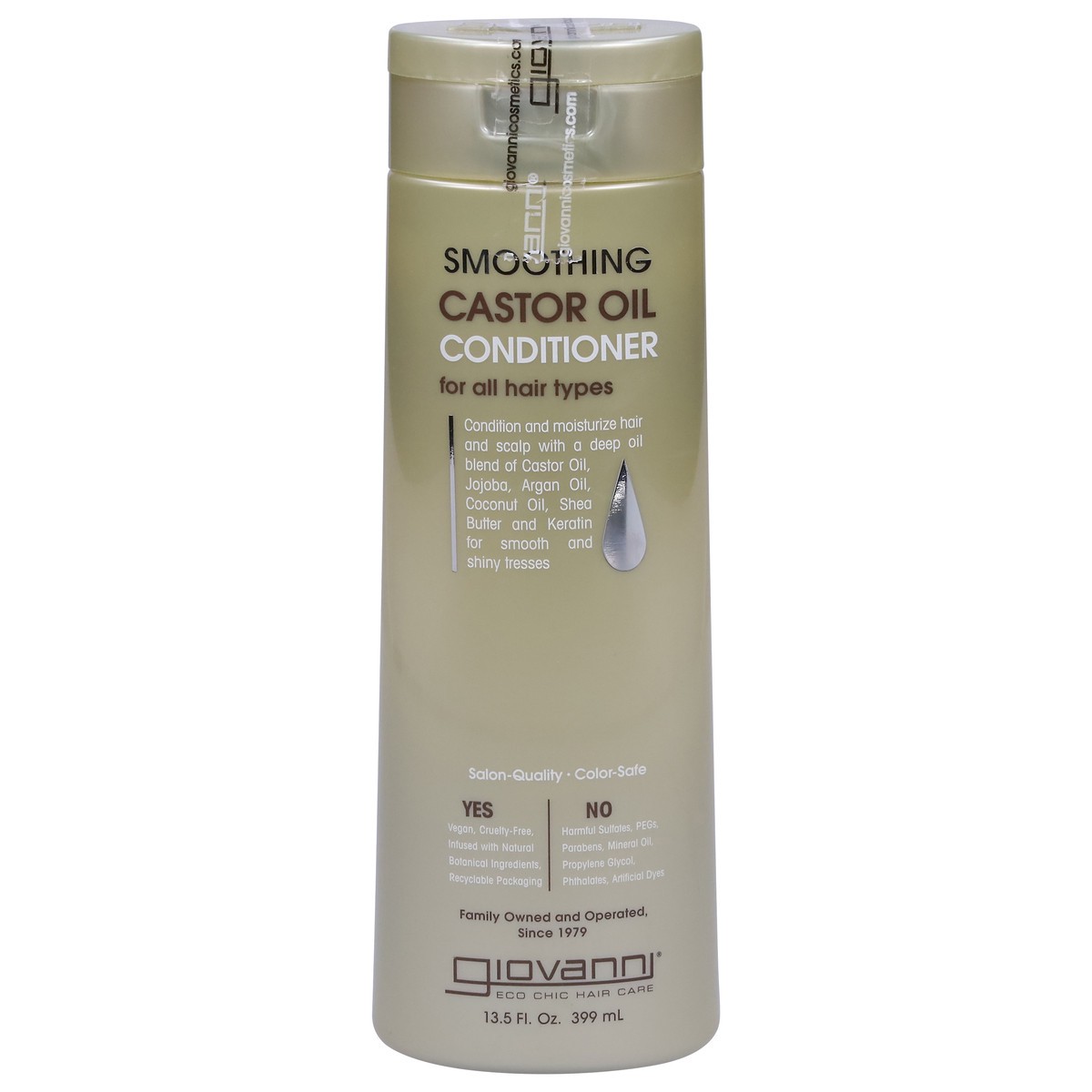 slide 1 of 9, Giovanni Smoothing Castor Oil Conditioner, 13.5 oz