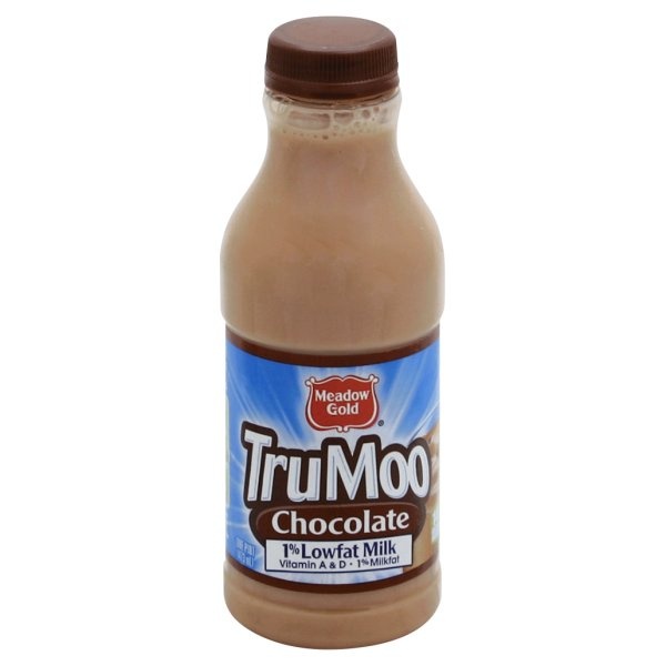 slide 1 of 1, TruMoo Fat Free Chocolate Milk, 12 fl oz