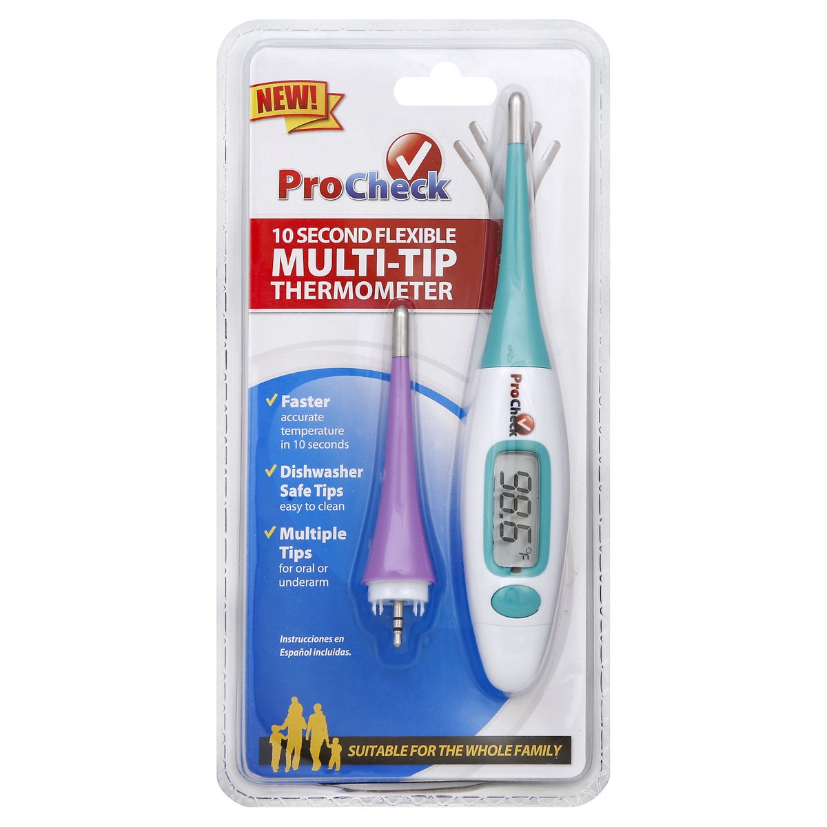 slide 2 of 3, ProCheck Thermometer 1 ea, 1 ct