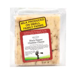 Milton Creamery Black Pepper Cheddar