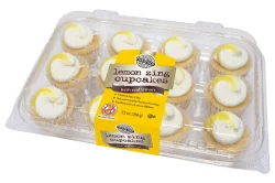 two-bite Lemon Zing Cupcakes