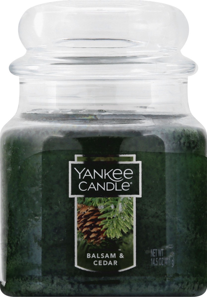 slide 1 of 10, Yankee Candle Balsam & Cedar Candle 14.5 oz, 14.5 oz