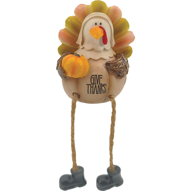 slide 1 of 1, CREATIVE HOME Polyresin Turkey Décor, 6 In, 1 ct