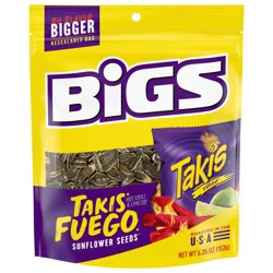 BIGS Takis Fuego Hot Chili & Lime Sunflower Seeds 5.35 oz