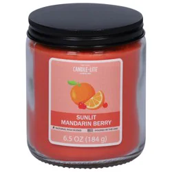 Candle-Lite Sunlit Mandarin Berry Candle 1 ea