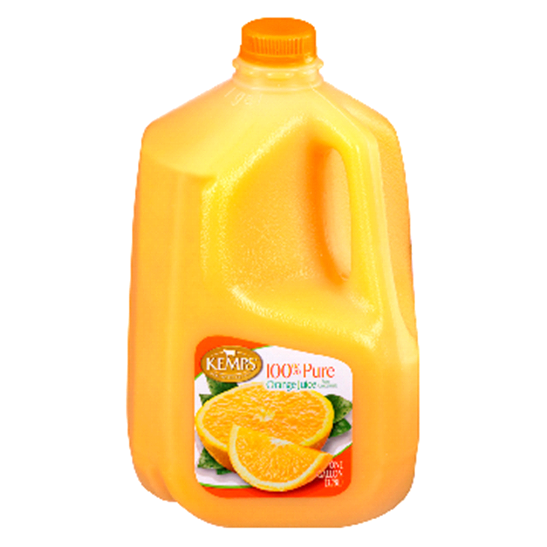slide 1 of 8, Kemps 100% Pure From Concentrate Orange Juice, 1 gal