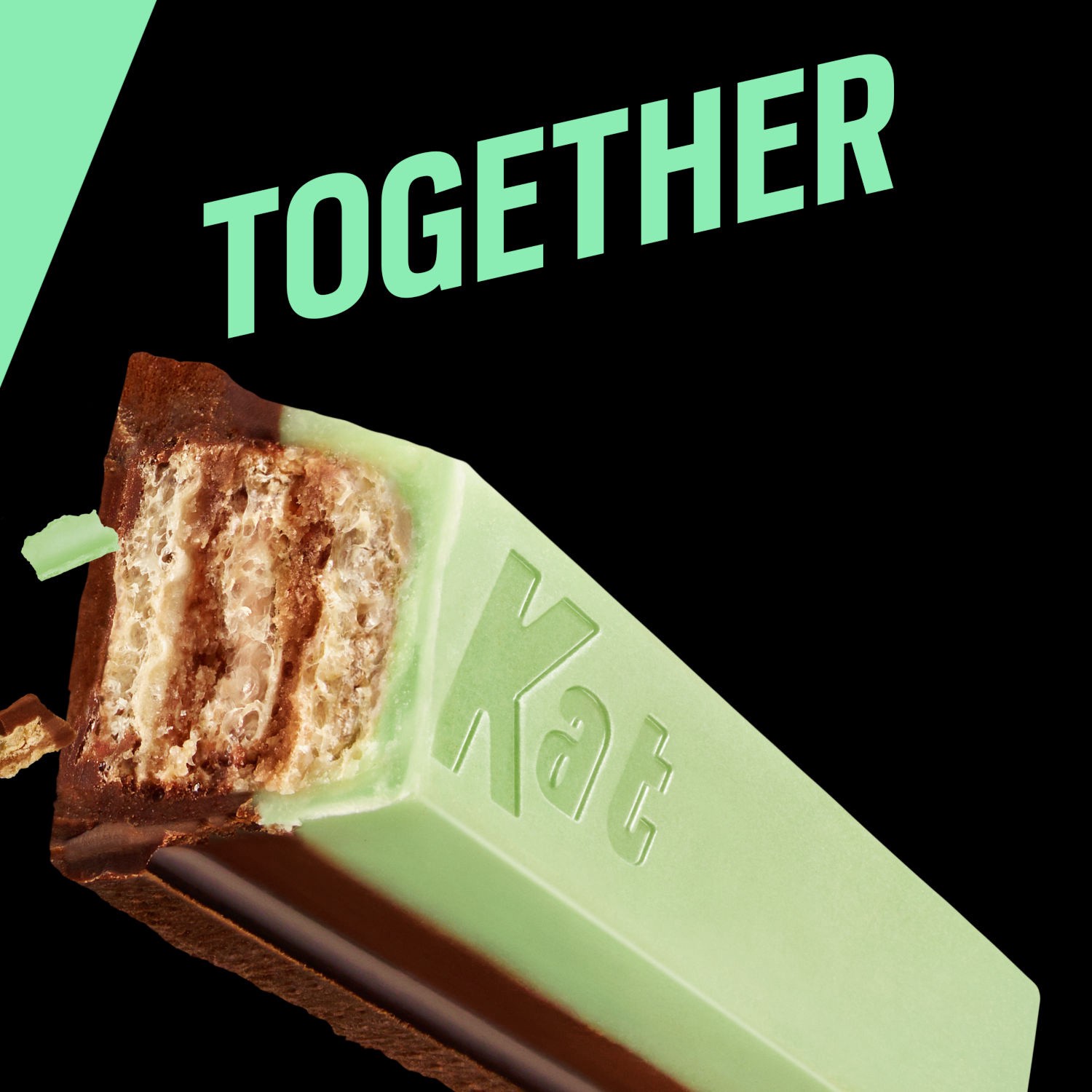 slide 7 of 8, KIT KAT DUOS Dark Chocolate Mint Wafer King Size, Candy Bar, 3 oz, 3 oz