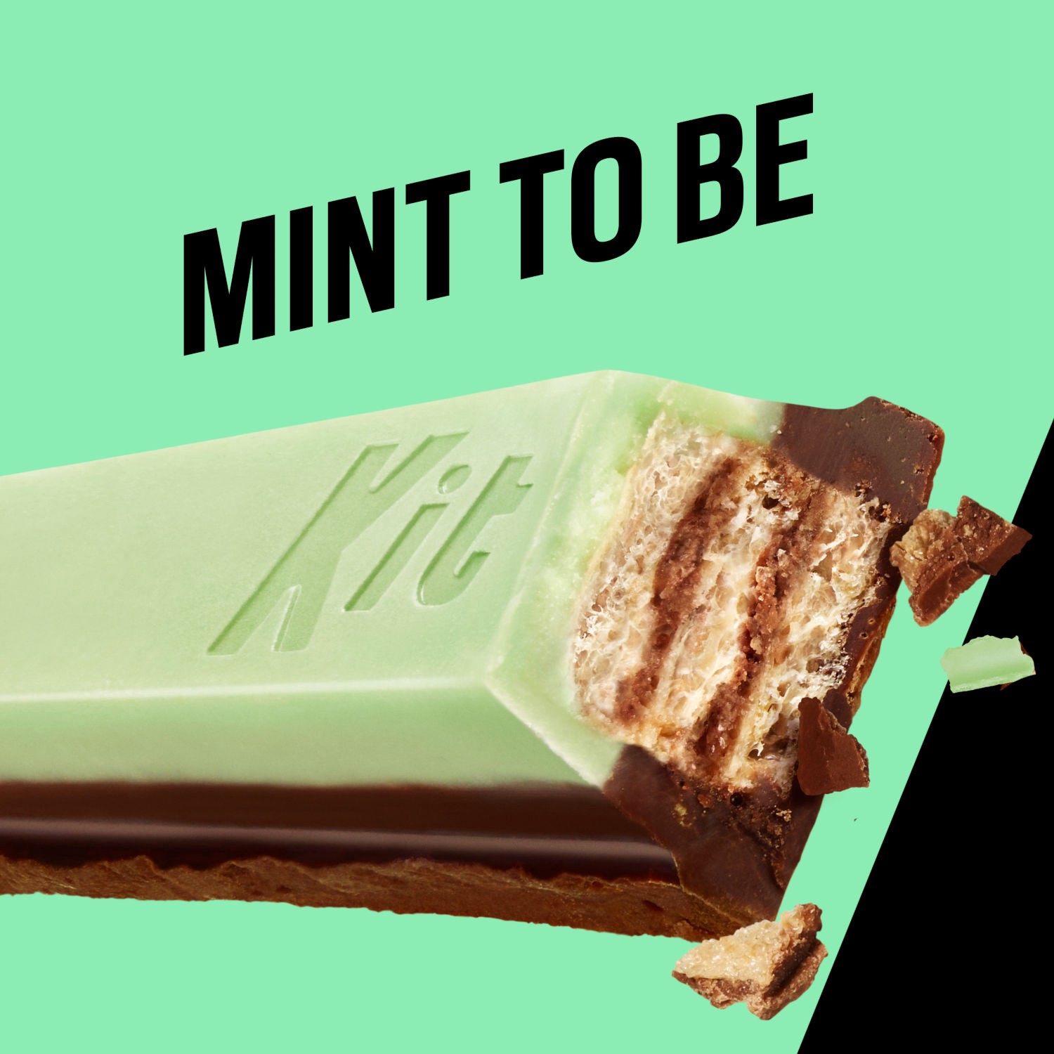 slide 8 of 8, KIT KAT DUOS Dark Chocolate Mint Wafer King Size, Candy Bar, 3 oz, 3 oz