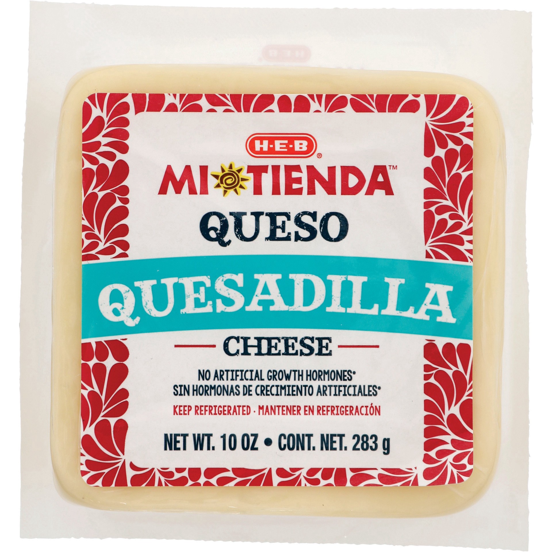 slide 1 of 1, H-E-B Mi Tienda Queso Quesadilla Cheese, 10 oz