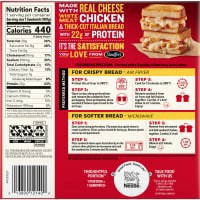 STOUFFER'S Frozen Meal Grilled Chicken Parmesan Melt-Full Sandwich 6 ...