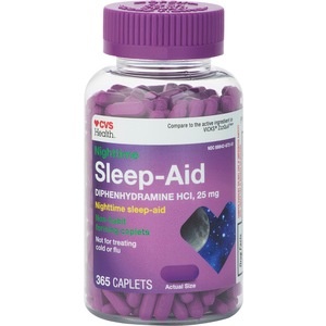 slide 1 of 1, CVS Health Heath Sleep Aid Caplets, 365ct, 365 ct