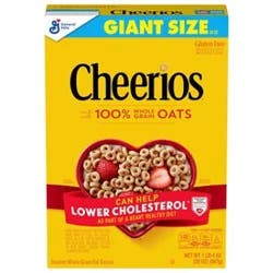 Cheerios Cereal, Limited Edition Happy Heart Shapes, Heart Healthy Cereal with Whole Grain Oats, Giant Size, 20 oz