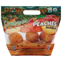 Farm2You Peaches Yellow Organic
