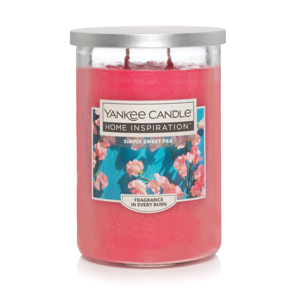 slide 1 of 1, Yankee Candle Home Inspiration Large Tumbler Simply Sweet Pea, 19 oz