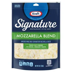 Kraft Signature Shreds Mozzarella Blend 8 oz