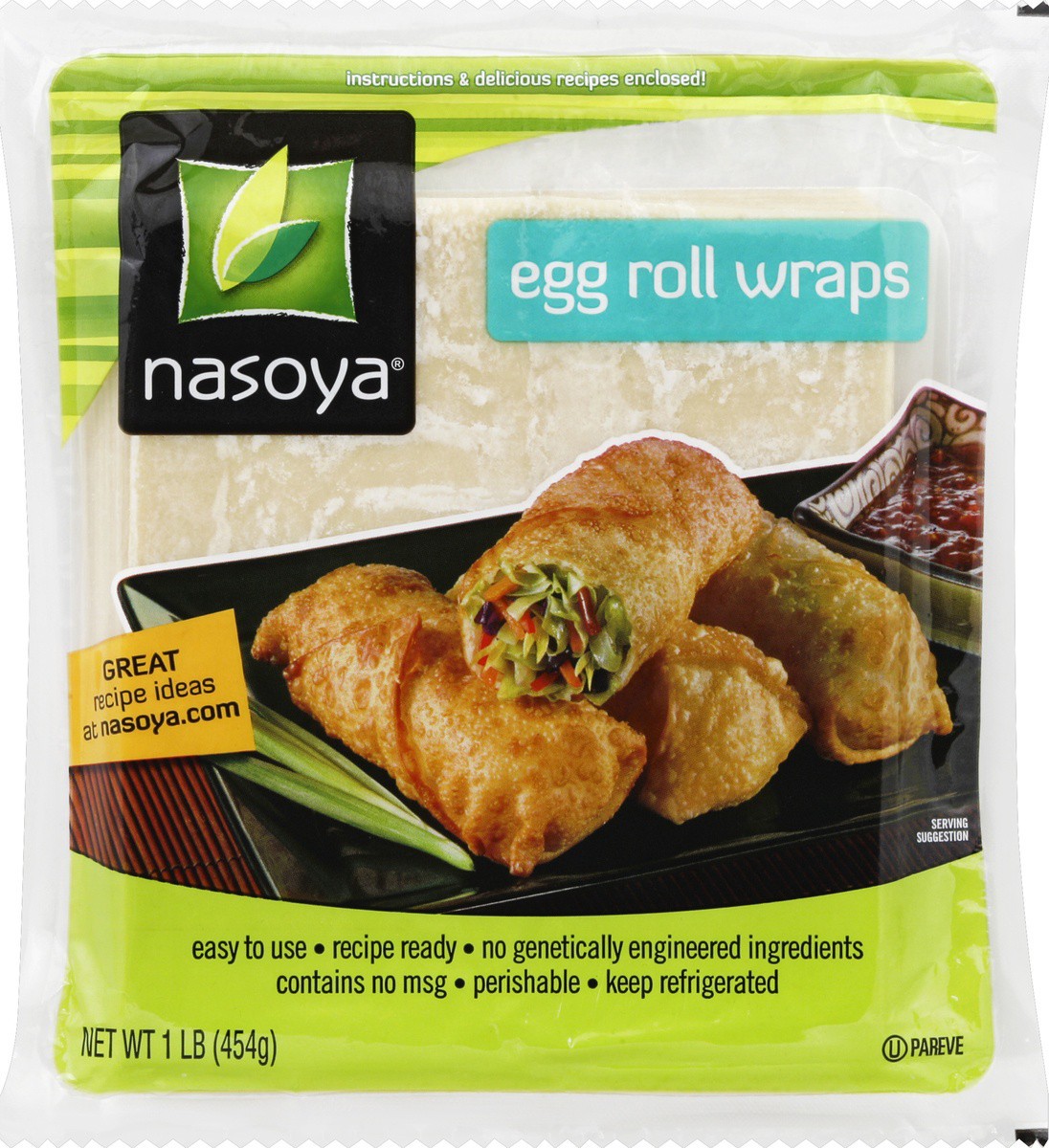 slide 7 of 7, Nasoya Wrap Egg Roll, 16 oz