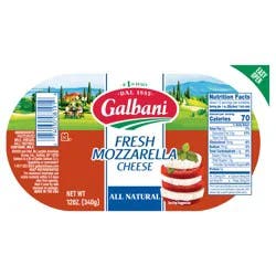 Galbani Fresh Mozzarella Log, 12 oz