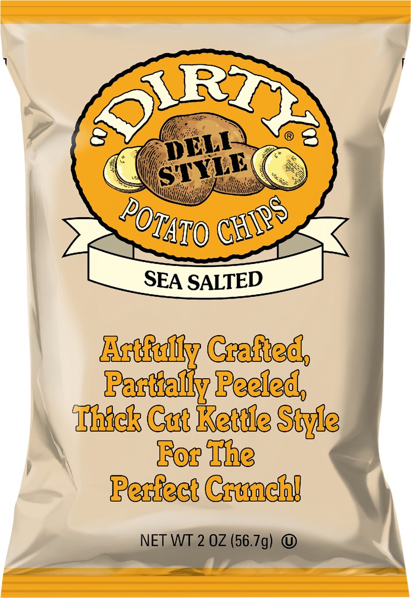 slide 3 of 7, Dirty Potato Chips Sea Salt Kettle Chips, 2 oz