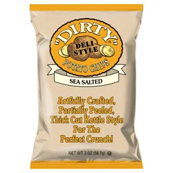 Utz Sea Salted Dirty Potato Chips 2 oz