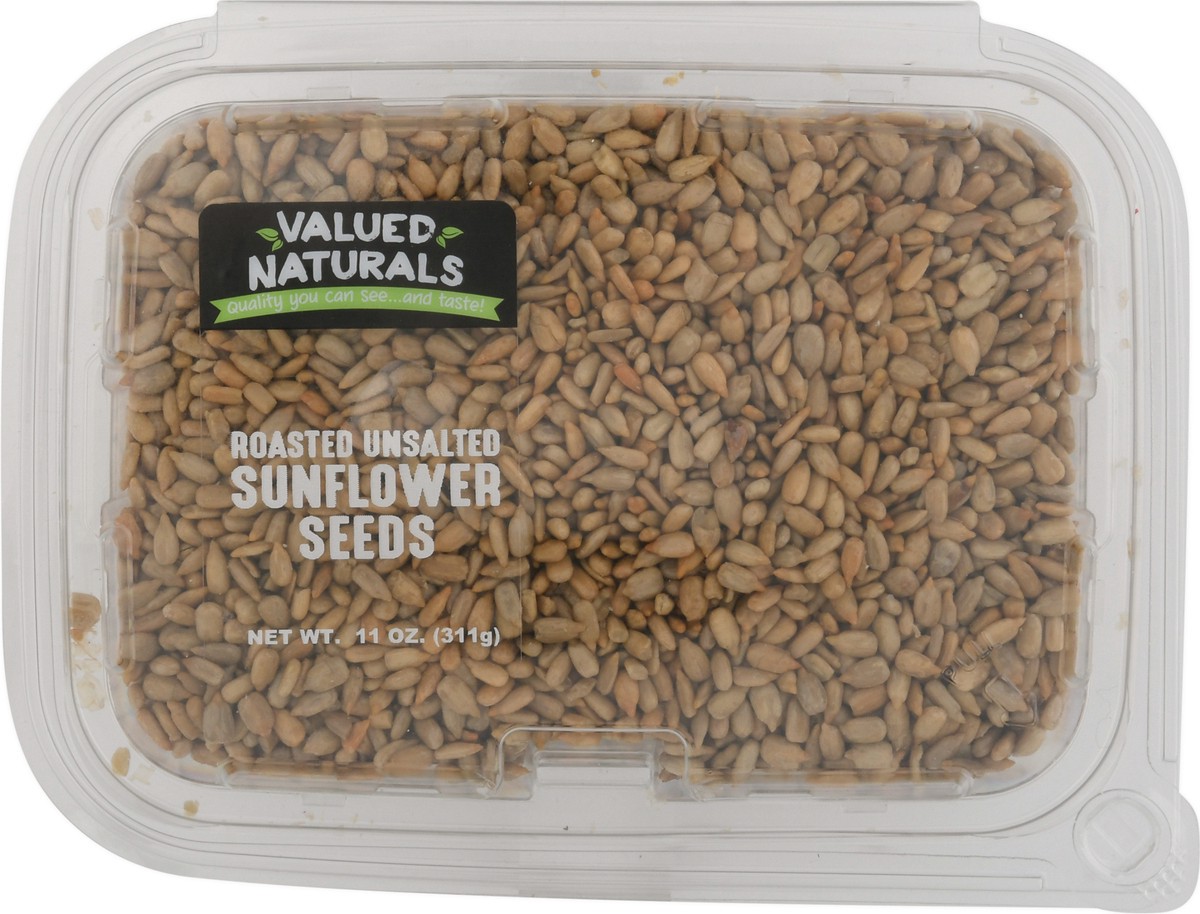slide 5 of 9, Valued Naturals Roasted Unsalted Sunflower Seeds 11 oz, 11 oz