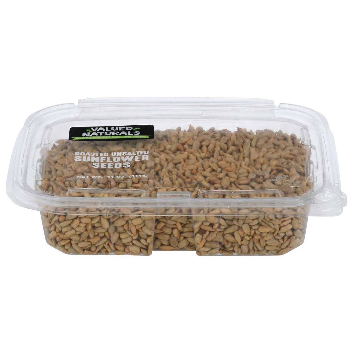 slide 1 of 9, Valued Naturals Roasted Unsalted Sunflower Seeds 11 oz, 11 oz